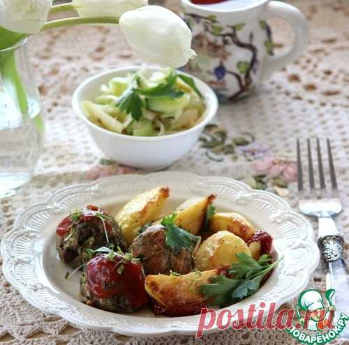 Фрикадельки из баклажанов и белой фасоли - кулинарный рецепт