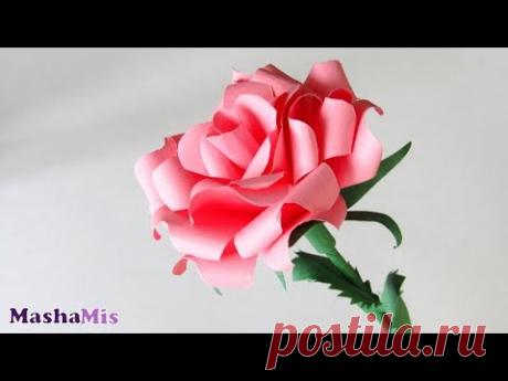 Как сделать РОЗУ из БУМАГИ/DIY Paper Flower - YouTube
#видео