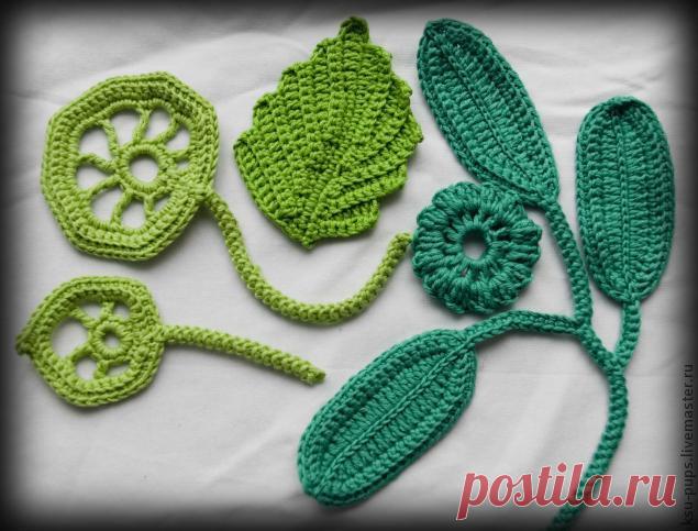 Элементы для новой работы сцепным полотном (из хлопка крючком) - Ярмарка Мастеров - ручная работа, handmade