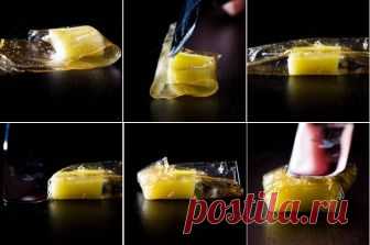 Pineapple Glass - Edible Film made with Pure-Cote B790