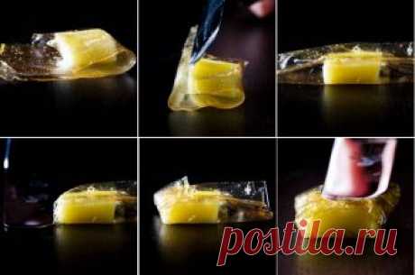 Pineapple Glass - Edible Film made with Pure-Cote B790