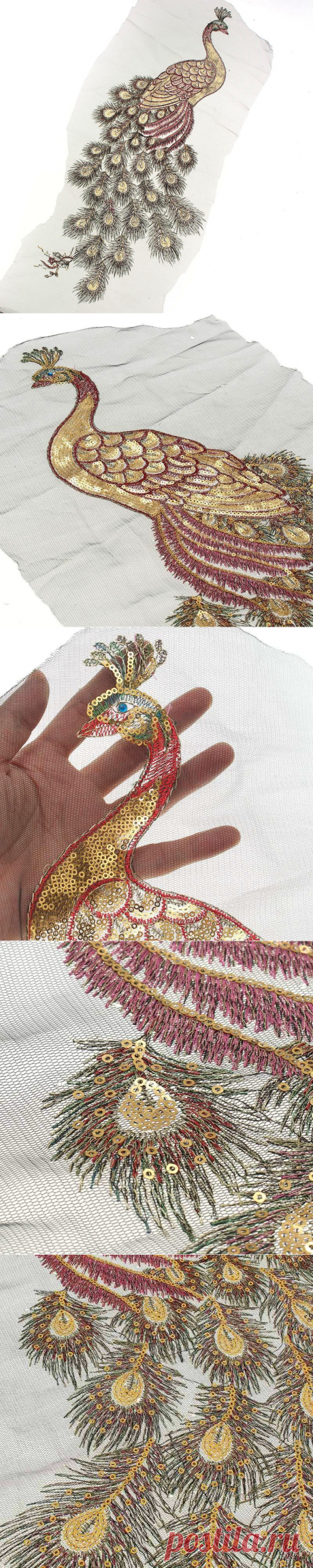 Уникальный Золотой Феникс Вышитые Патч Аппликация Ткань Одежда Одежда Швейные Ткани Патчи для Женщины Этническая Платье Одежда купить на AliExpress