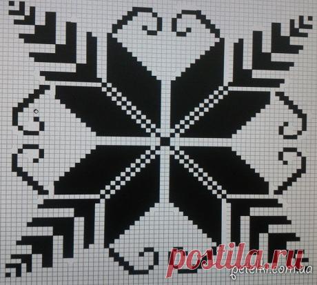 Жаккард крючком. Вяжем платье. Схемы