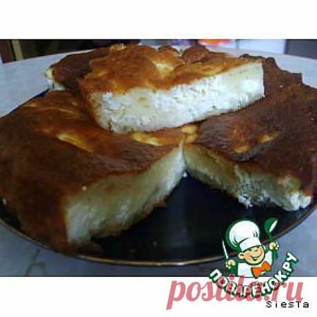 Пирог творожно-банановый - кулинарный рецепт