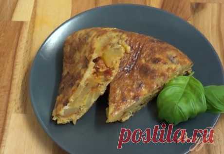 Омлет с картошкой и колбасой - пошаговый рецепт с фото Омлет с картошкой и колбасой является основным блюдом испанской кухни. Данное блюдо готовится очень просто, ингредиенты входящие в рецепт в основном всегда есть в холодильнике.