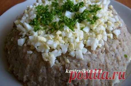 Паштет из рыбных консервов, рецепт