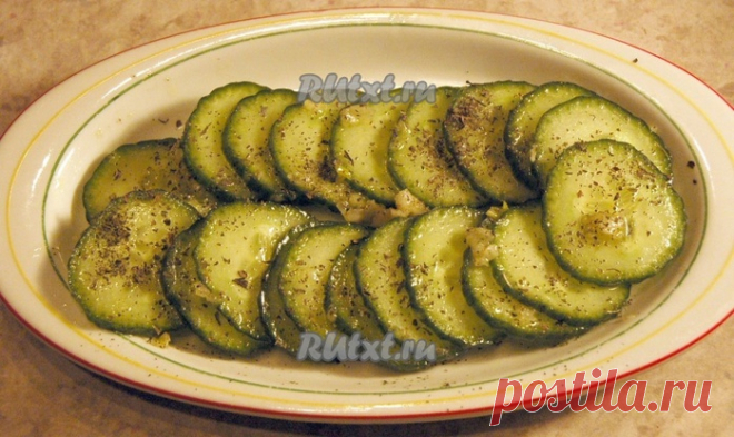 Салат из свежих огурцов и мяты - Ах, какой это изумительный салат!