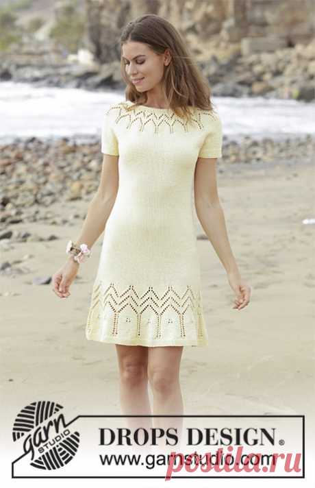 DROPS 191-5 ☼ Embrace of the Sun ☼ Платье: Объятие Солнца