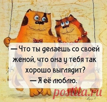 Мужчины! Учитесь у Маяковского: «Свою жену не ругаю. Её никогда я не брошу. Это ведь со мной она стала плохая. А брал то её я хорошей…»