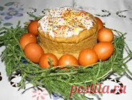 «Прозрачный» кулич / Простые рецепты