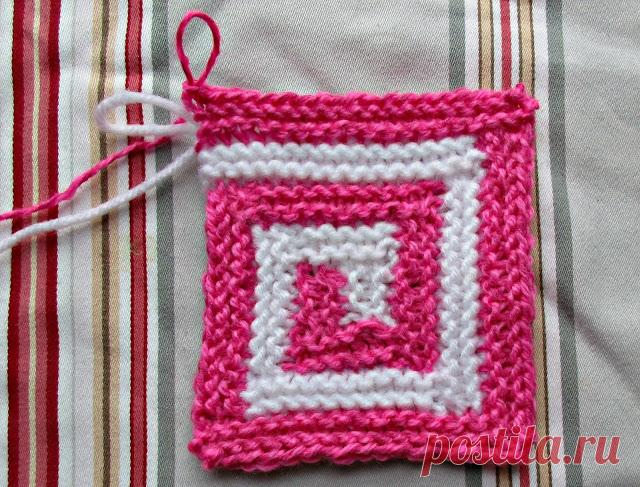 ЛОСКУТНЫЙ МОТИВ ''СПИРАЛЬ ВНУТРИ КВАДРАТА''