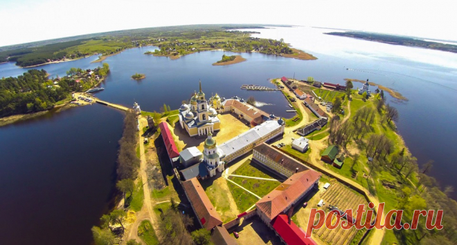 Озеро Селигер. Нило-Столобенская пустынь.  / Tver oblast. Lake Seliger. Nilo-Stolobenskaya Pustyn.  |  Пролетая в Тверской области