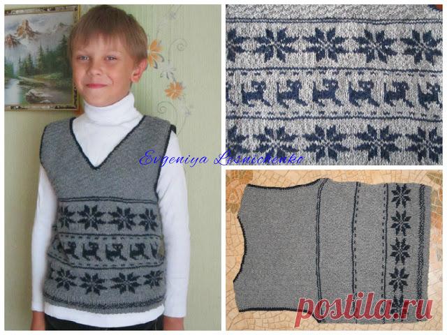 Делоручечка: Жилет для мальчика