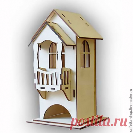 Чайный домик 'С балконом' Купить или заказать Чайный домик 'С балконом' в интернет-магазине на Ярмарке Мастеров. Размер домика 24х14,5х13 см. Изготовлен из фанеры толщиной 3 мм. Поставляется в разобранном виде. Рассчитан для хранения чайных пакетиков в индивидуальной упаковке. Имеет 3 окна и балкон. Деревянная заготовка Чайный домик 'С балконом' подходит для декупажа и росписи. Подходит даже для новичков в декупаже. В дополнение к домику для чая, мы рекомендуем приобрести ...