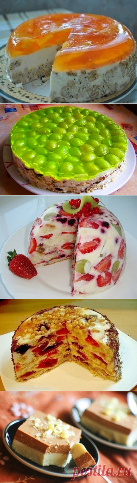 5 вкуснейших тортов без выпечки, которые радуют не только глаз, но и желудок