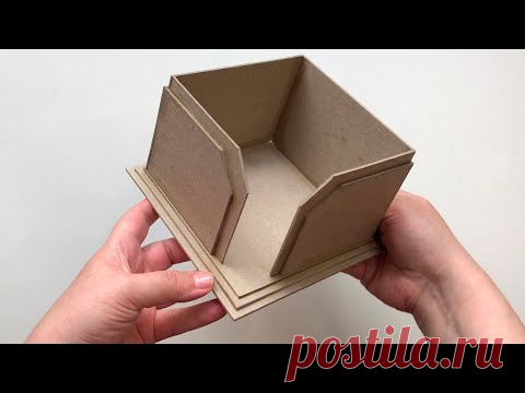 Салфетница из картона своими руками