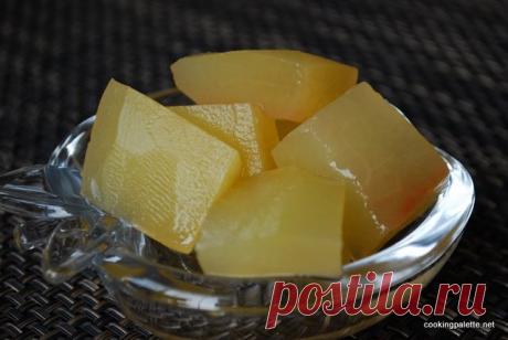 Арбузные корки маринованные - Cooking Palette » Cooking Palette