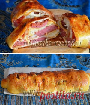 Закрытая пицца – рулет Стромболи