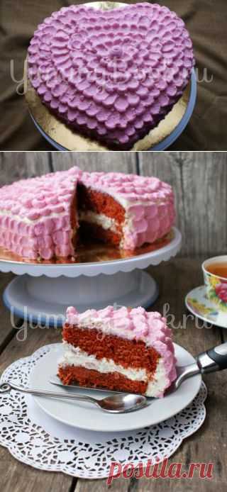 Торт "Красный бархат" (Red Velvet Cake) | 4vkusa.ru