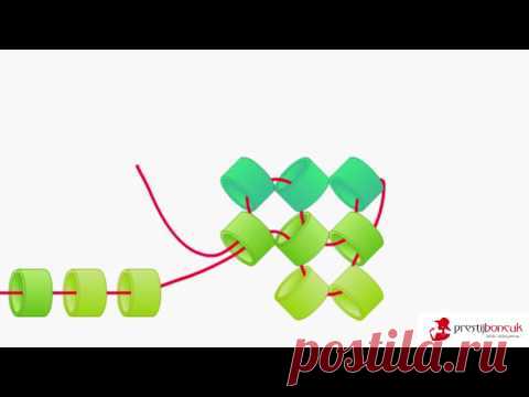 Miyuki Bileklik Yapımı - Balıksırtı Örgü Tekniği