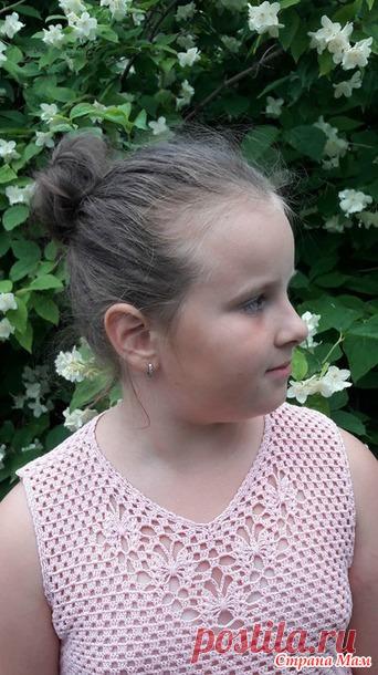 Топ "Танец бабочек". - Вязание - Страна Мам