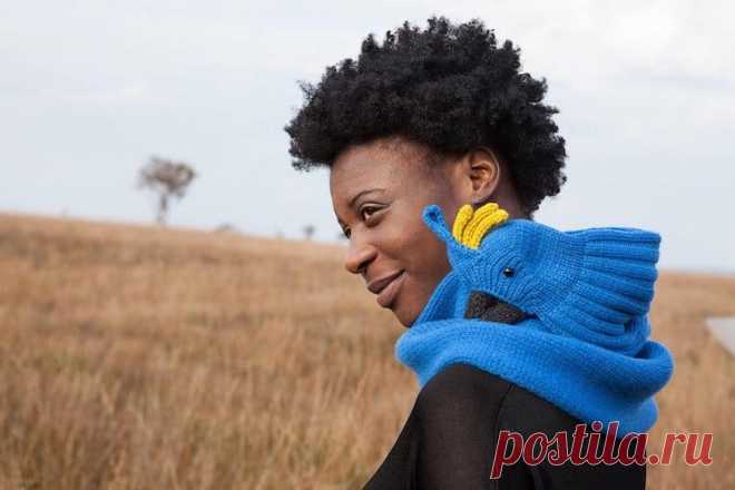 Сказочные шарфы-животные, которые украсят любой образ из категории Интересные идеи – Вязаные идеи, идеи для вязания