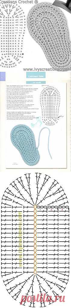 Crochet soles | be creative DIY