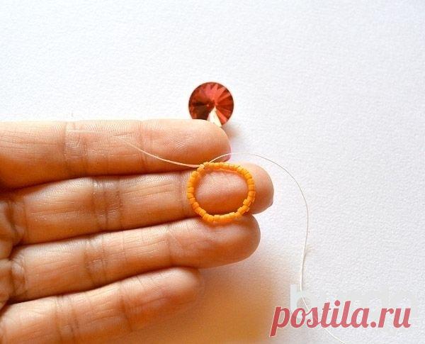 Заколка из сутажа, жемчуга и кристаллов Swarovski / Мастер-классы / Swarovski Elements