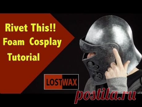 Cosplay Tutorial- How to Make Moving Pivot Hinge Rivets for Foam!