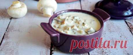 Грибной сметанный соус