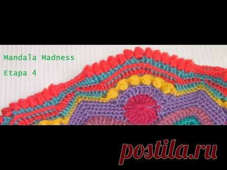 Crochet Mandala Madness 4, paso a paso en español