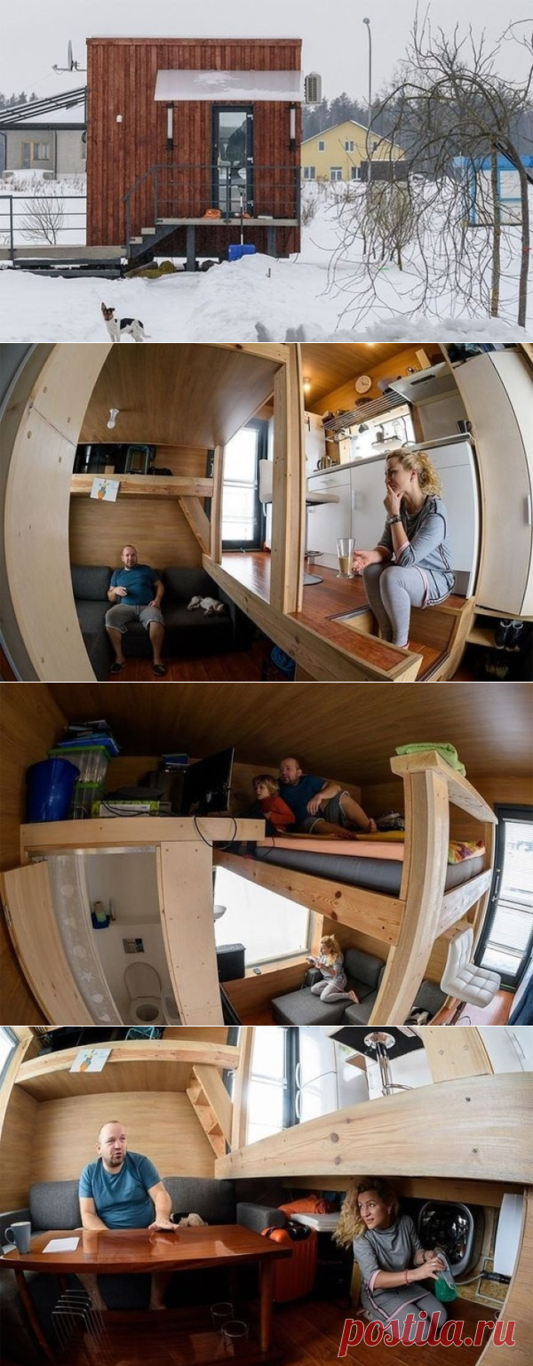 С виду это просто маленький домик, но стоит лишь войти внутрь - Интересное