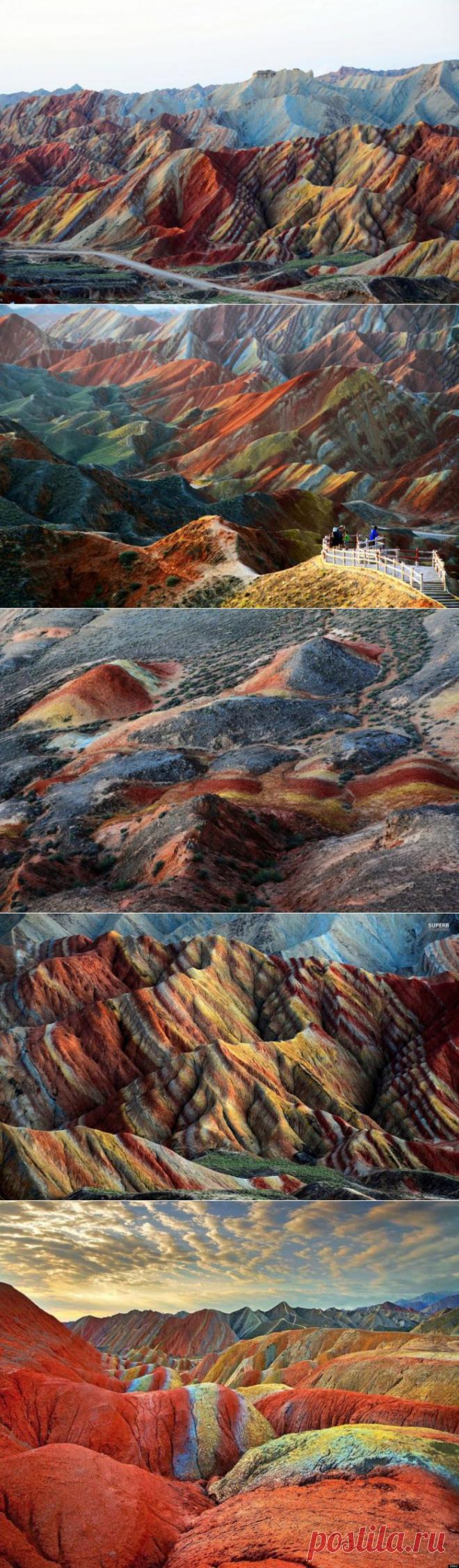 ������� ���� �����ЦВЕТНЫЕ ГОРЫ КИТАЯ