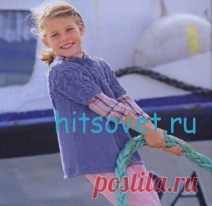 Вязание для девочек туники