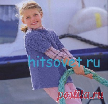 Вязание для девочек туники