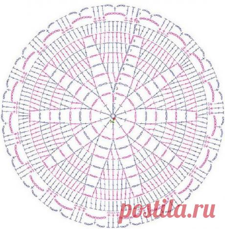 Подушка-валик крючком