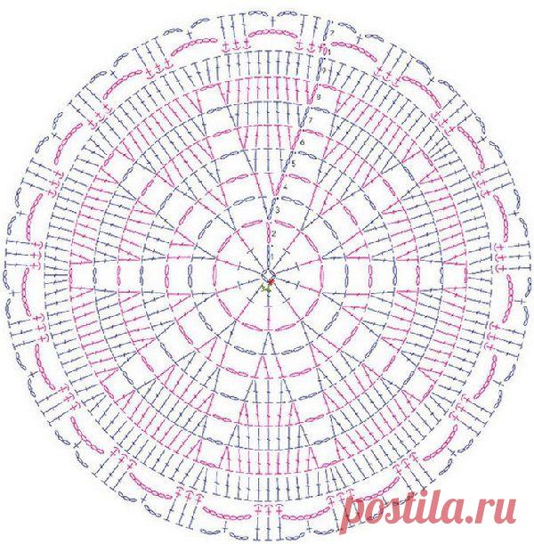 Подушка-валик крючком