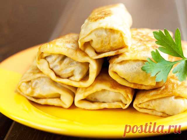 Блины с мясом — 6 лучших рецептов закусочных блинчиков