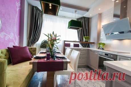 Дизайн кухни 14 кв метров: варианты интерьера