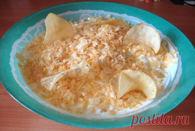 Салат Парус с чипсами