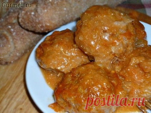 Тефтели в томатном соусе (на плите, в духовке, в мультиварке). Рецепт с фото. Пошаговые фотографии. Gurmel