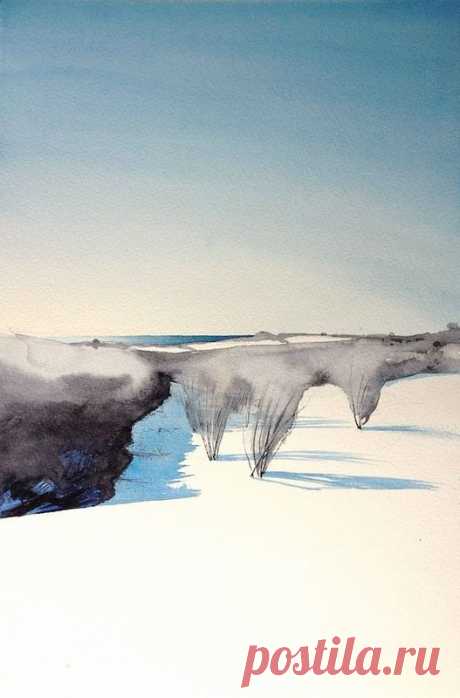 Художник-акварелист Fred Poisson