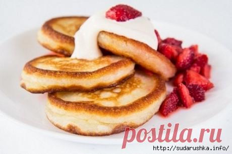 Оладьи на кислом молоке