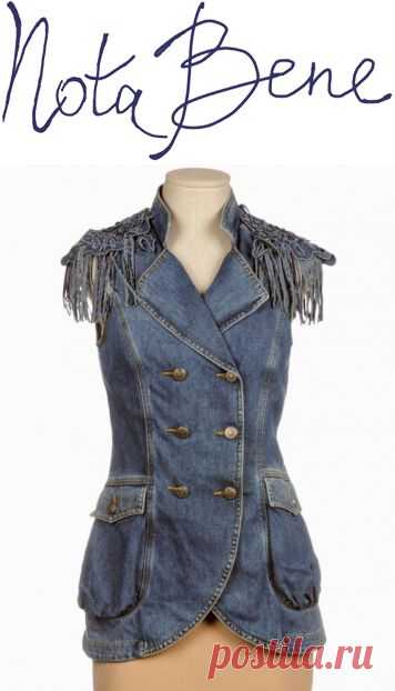 Как оригинально переделать старую куртку: джинсовую или кожаную