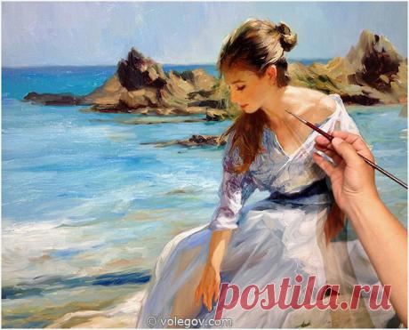 ВЛАДИМИР ВОЛЕГОВ ХУДОЖНИК МИРА И ГАРМОНИИ
Он взял за основу в своём творчестве «СОЛНЕЧНЫЙ РОМАНТИЗМ» и его работы стали действительно произведениями искусства.  Картины  стали наполнятся нежностью, добротой и необъятным мирными тематиками нашей жизни. Красивые женщины, дети и природа всё это даёт тот огромный позитив в котором и есть сама жизнь в своё великолепии. Владимир Волегов стал по истине художником мира и гармонии.