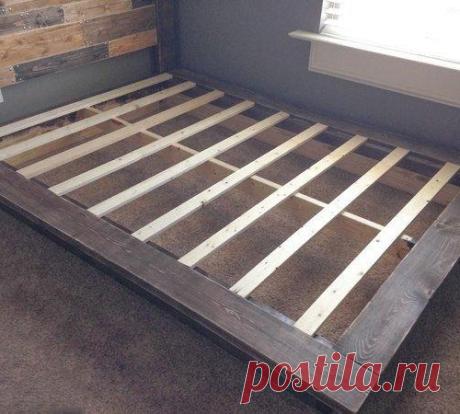 Кровать на подиуме своими руками.