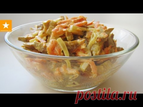 Теплый белковый салат из сейтана от Мармеладной Лисицы