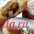 Фруктовые пончики Кулинарный рецепт