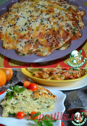 Рваный пирог из лаваша и сыра
