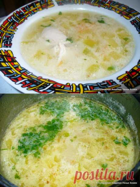 Кулинарная Академия Умных Хозяек: Сырный супчик с кабачками
